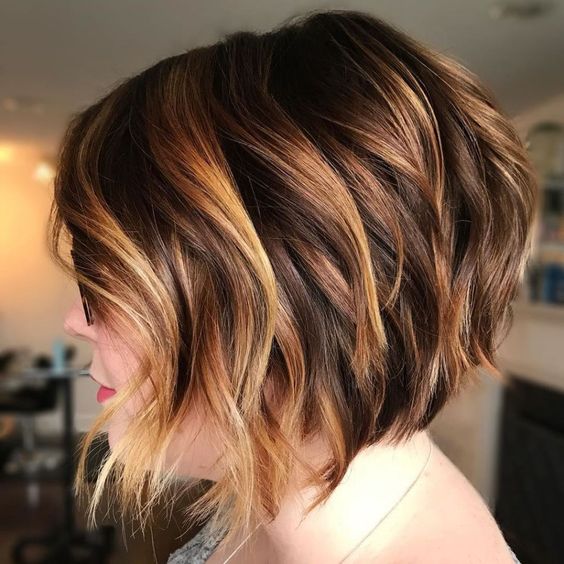 Ombre bob saç