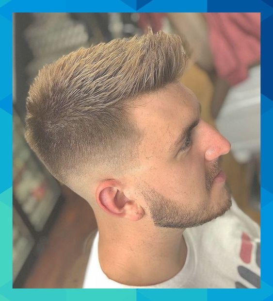 mid fade saç modeli